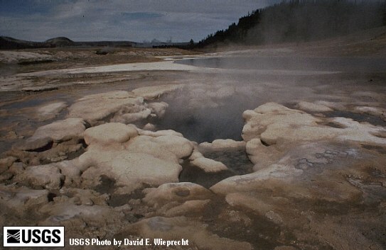 USGS Photo, Hot Spring in Yellowstone National Park