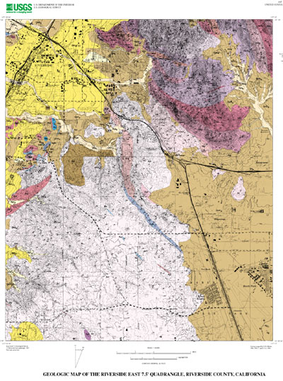 image showing the Riverside East geologic map