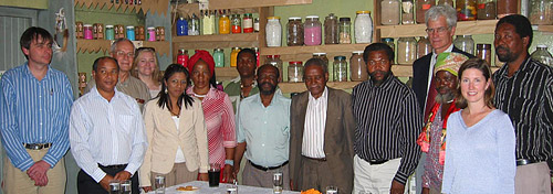 A group of contributors to the Sutherlandia study met in September 2007. Courtesy of Kathleen Goggin
