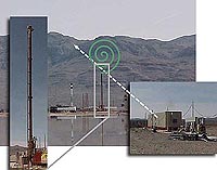 Tests of the millimeter-wave spectroscope were conducted at the Nevada Test Site