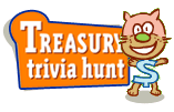 Icon showing the Treasury Trivia Hunt game.  Click to play.