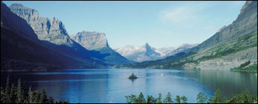 Photo: A mountain lake