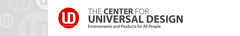 Center for Universal Design Banner