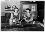 Two women in a chemistry lab