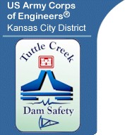 Graphic with links to Kansas City District Home Page and Tuttle Creek Dam Safety Assurance Home Page