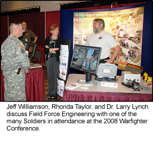 Jeff Williamson, Rhonda Taylor, and Dr. Larry Lynch