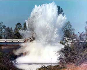 Bridge blown up image