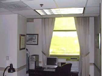 Pentagon office with retrofit
