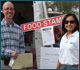 Under Secretary Johner at emergency food bank.