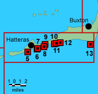 <nobr>Area 2 - Hatteras</nobr> Airphoto Map.