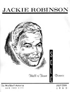 Cover Image from Program for Dinner Honoring Jackie Robinson