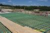 Reinforcing steel (rebar) placed in bridge deck over OS-1. (May 2002)