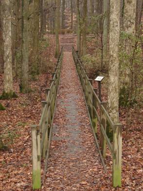 Entrance to Swinging Bridge Nature Trail