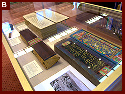 “Celebrating Tibet,” comprising 40 Tibetan items on display in the Library’s Asian Reading Room. Raquel Maya. 2007