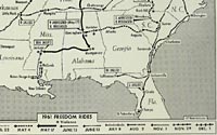 Background Map: 1961 Freedom Rides