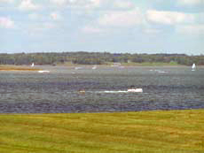 Photo of boaters on Smithville Lake