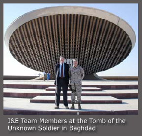 I&E Team Members at the Tomb of the Unknown Soldier in Baghdad