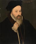 Portrait of William Cecil, Lord Burghley, Lord Treasurer of England. Contemporary oil painting. [60] 
