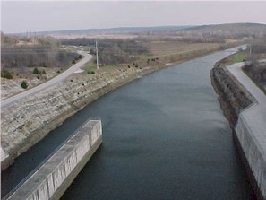 Photo of Stockton Dam Spillway