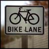 Photo of Bike Crossing Sign.