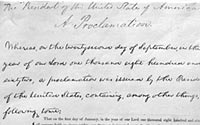 Emancipation Proclamation (final draft)