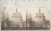 stereograph view of the inaugural ceremony