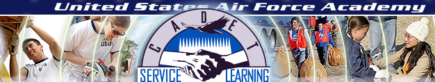 Cadet Service Learning Banner