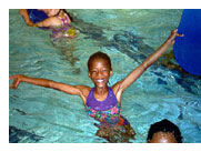 Photo: child swimming