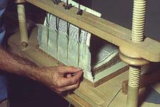 hand sewing of rare book