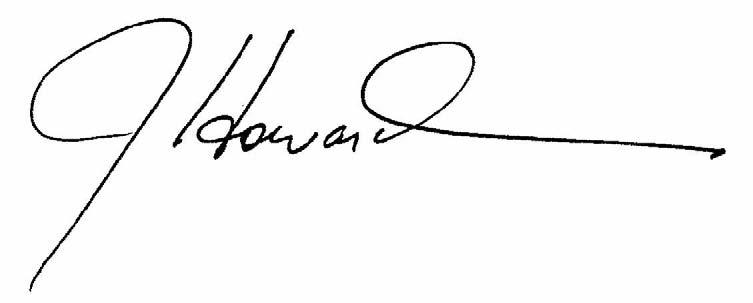 Signature of John Howard