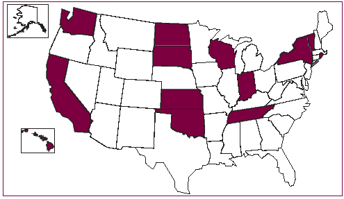 States with Separate Center School-Age Care Licensing Regulations
