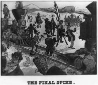 The Final Spike of the transcontinental railroad