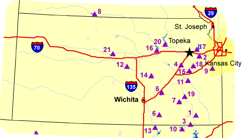  Map of Kansas 