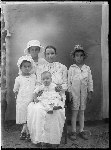 woman with group of children