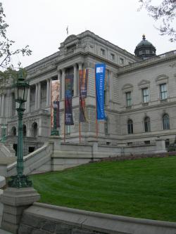 New banners at the Library of Congress