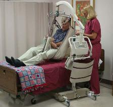mechanical device used to lift a patient