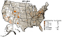 Coal workers’ pneumoconiosis: Age-adjusted death rates by county, U.S. residents age 15 and over, 1975–1984 and 1985–1994