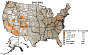 All pneumoconioses: Age-adjusted death rates by county, U.S. residents age 15 and over, 1975–1984 and 1985–1994