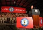 CHENEY VISITS INDIANA GUARD - Click for high resolution Photo