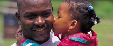 Photo: Father and daughter.