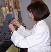 Woman working in the Preservation Directorate