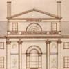 Thumbnail image of

Charles Bulfinch's "Front of Boston Library, Franklin place (Tontine Crescent, Central

Pavilion) (Graphite and ink on paper, 1793-94)"