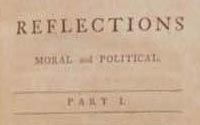 Reflections Moral and Political on Great Britain and Her Colonies.