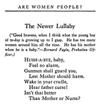 Poem, "The Newer Lullaby"