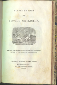 Title Page, Simple Rhymes for Little Children
