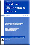 picture of cover for suicide and life-threatening behavior