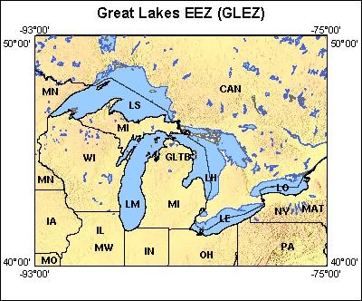 Map of Atlas area: glez, regions