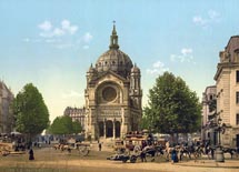 St. Augustine Church, Paris (ca. 1900).  Image produced by the Detroit Photographic Company, 1905. From the Prints and Photographs Division, Library of Congress