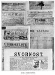Early Czech newspapers
