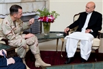 MULLEN MEETS KARZAI - Click for high resolution Photo